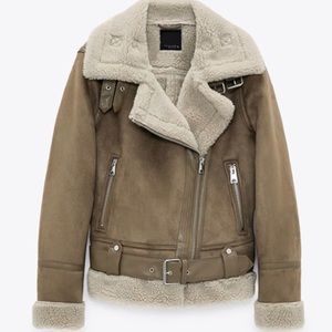 LY VAREY LIN 2022 Winter Women Warm Suede Lambs Wool Short Motorcycle Jacket